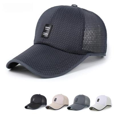 Summer Hat, Men's Simple Fully Breathable Mesh Hat, Women's Korean Fashion Baseball Cap, Casual Sports Cap