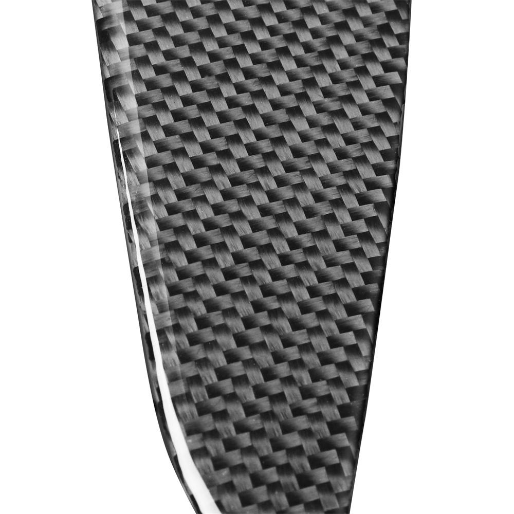 Carbon Fiber Window Lift Switch Panel Cover Trim For Mitsubishi 08-15 Lancer EVO