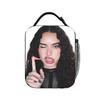 Katseyes Daniela Lunch Bag Portable Zipper Lunch Box Women School Print Cooler Bag Casual Oxford Tote Food Bags