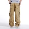 Pantaloni da uomo taglia grande gamba larga pantaloni da uomo ingrassati hip hop larghi multi-tasche sport all'aria aperta workwear