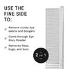 Eye Envy Tear Stain Remover Face Comb for Dogs and Comb with 80 Rounded Pins Gently Remove Crusty Eye Gunk and Boogers Keep The Beard and Face Tangle