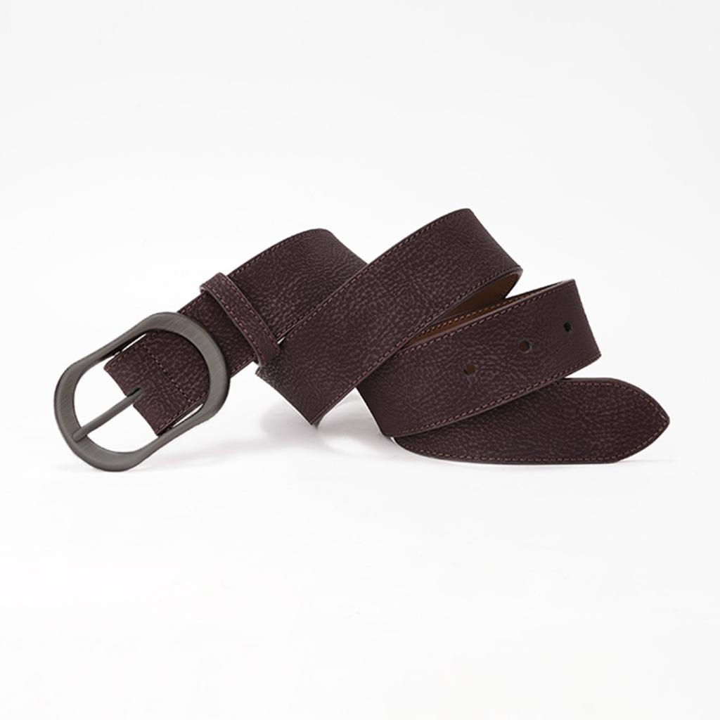 New Belt, Jeans, Leather Suit Pants, Simple Pin Buckle, Versatile Jeans, Women's Belt, Cowhide Decorative Belts, Women