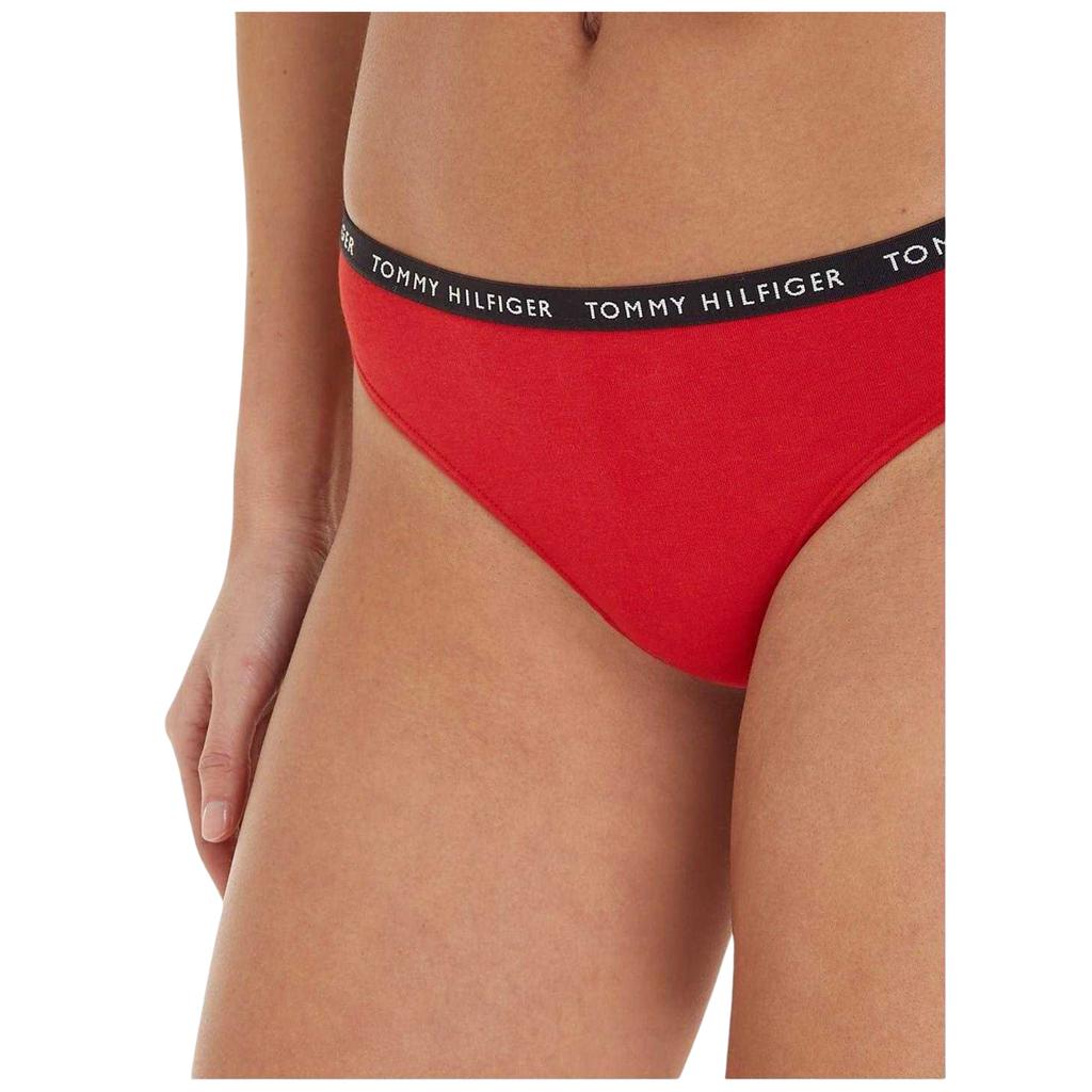 Tommy Hilfiger Womens/Ladies Logo Cotton Thong (Pack of 3)