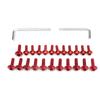 Versatile 158PCS Universal Motorcycle Fairing Screws Nuts Kit Moto Body Work Bolts Screw For YZF R1 R6 R3 2004- 2008