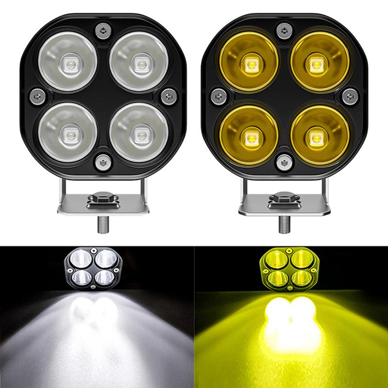 3Inch 40W Pod Lights LED Offroad Driving Fog Lights Work Auxiliary Bumper Lights Fit for Car Truck ATV UTV Boat Motorcycle