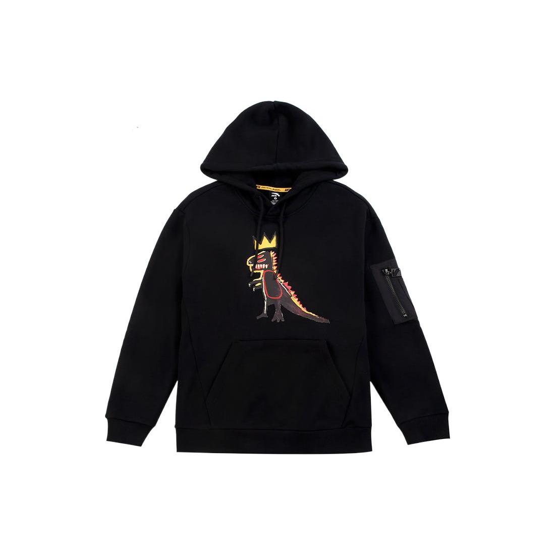 ANTA Sweatshirts Men s Black Hooded Moderate Regular 152148734-3 XL