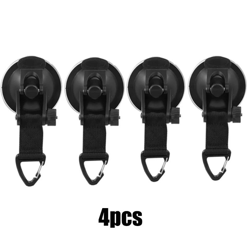 Car Truck Tent Suction Cups Buckle Round Triangular Side Awning Anchors Outdoor Camping Tent Suckers Securing Hook Accessories