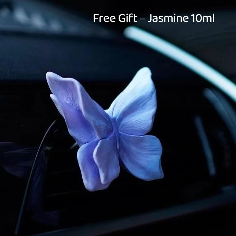1Pcs Butterfly Shape Car Aroma Diffuser Fragrance Stone Air Freshener For Automobile Interior Decoration Diy Accessories