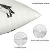 Penguin Believe I Can Fly Square Pillowcase Polyester Linen Velvet Pattern Zip Decor Pillow Case Sofa Cushion Cover