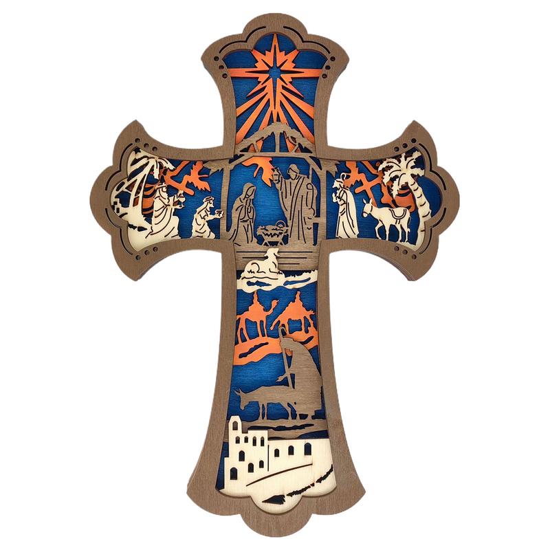 

Christmas Nativity Wood Ornaments Wooden Christmas Nativity Wall Sculpture Nativity Outdoor Seasonal Carving Crafts For Bedroom China Mainland