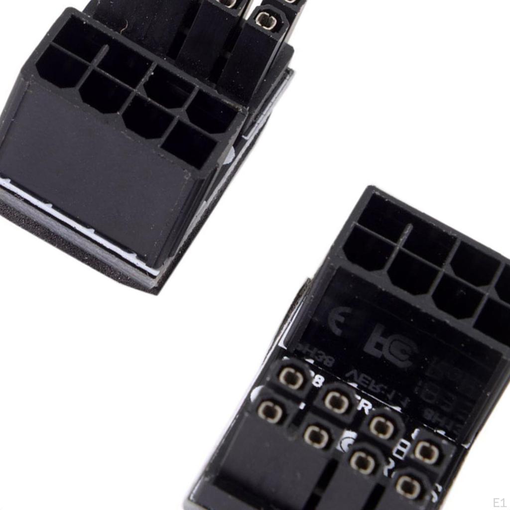 2 Piece GPU Angle Power Adapter Set for Desktop Graphics Cards
