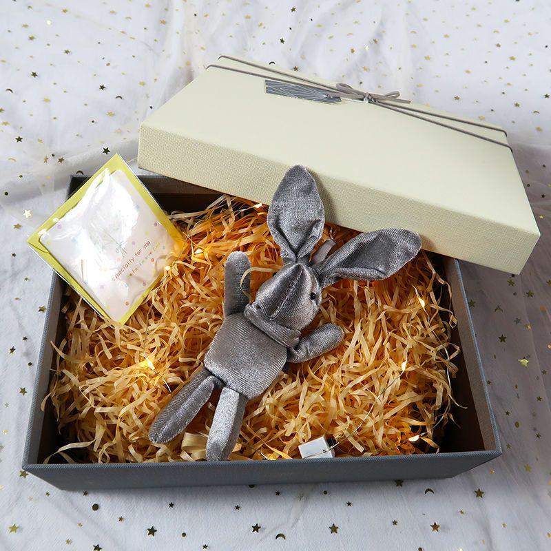 Qixi Valentine's or Birthday Gift Box for Girlfriend/Boyfriend - Simple Empty Packaging Box