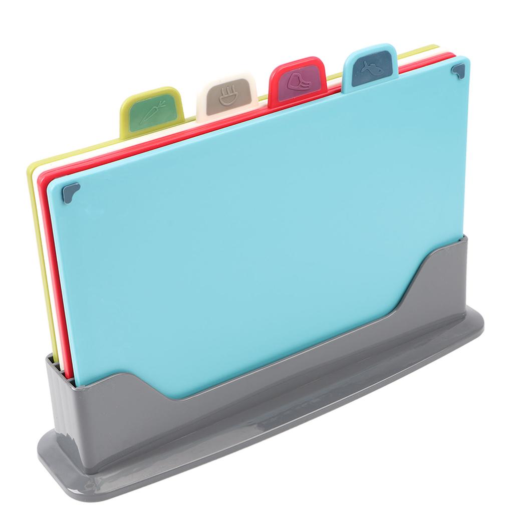 4 Piece Cutting Board Set Thickened Cutting Boards for Kitchen Meat Fruits Vegetables