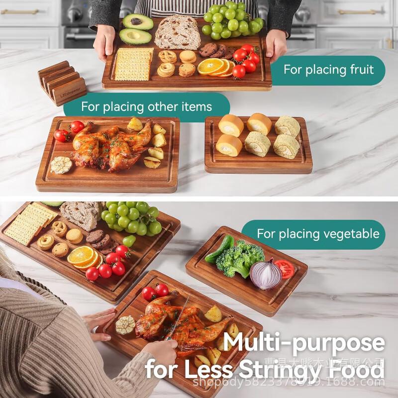 ZISIZ Akáciové dřevo Krájecí deska