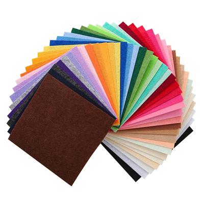 90x45cm Filzstoffbögen Verschiedene Farben Vliesfilz Quadrate Für Kinder DIY Näharbeiten Patchwork Buchstabenaufnäher Dekoration