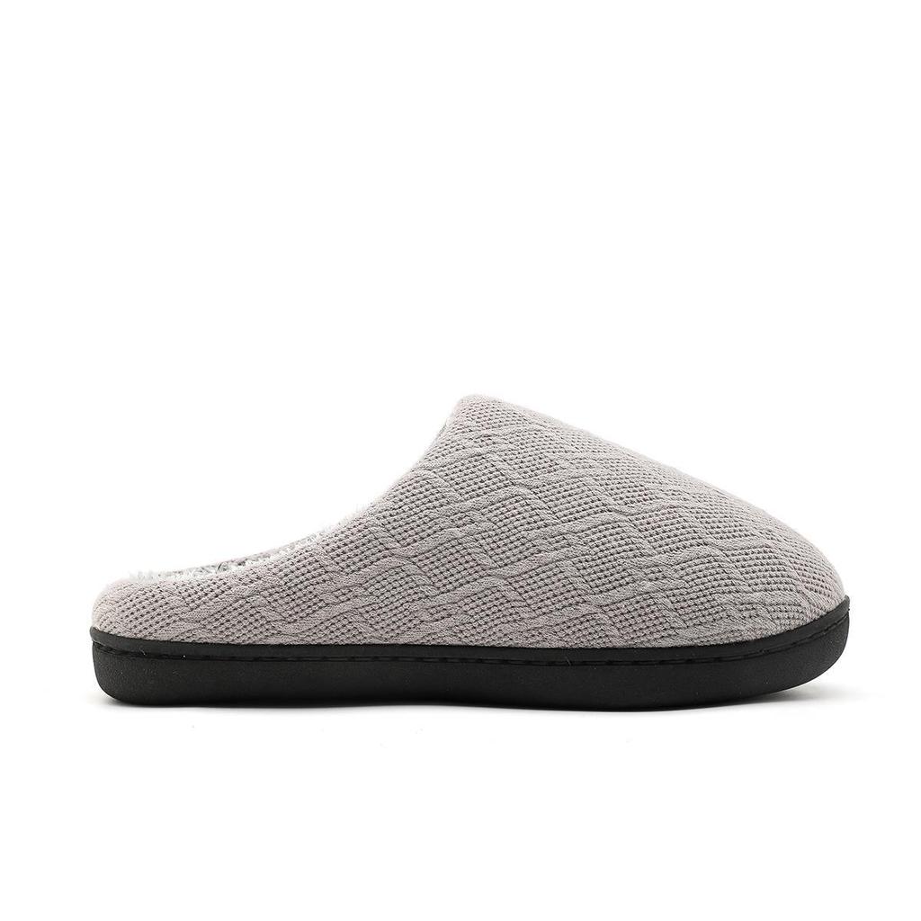 Warm Non-Slip Cotton Slippers for Couples - Plus Velvet, Thickened for Autumn/Winter