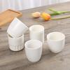 Thickened Ceramic Restaurant Tea Cups (10-Pack)