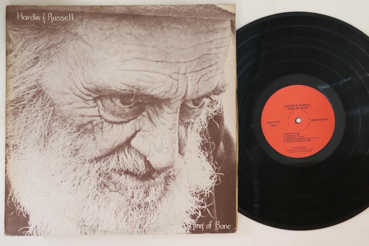 

LP Record HARDIN & RUSSELL - Ring Of Bone H&R512 DEMO 1976 US Blues Used