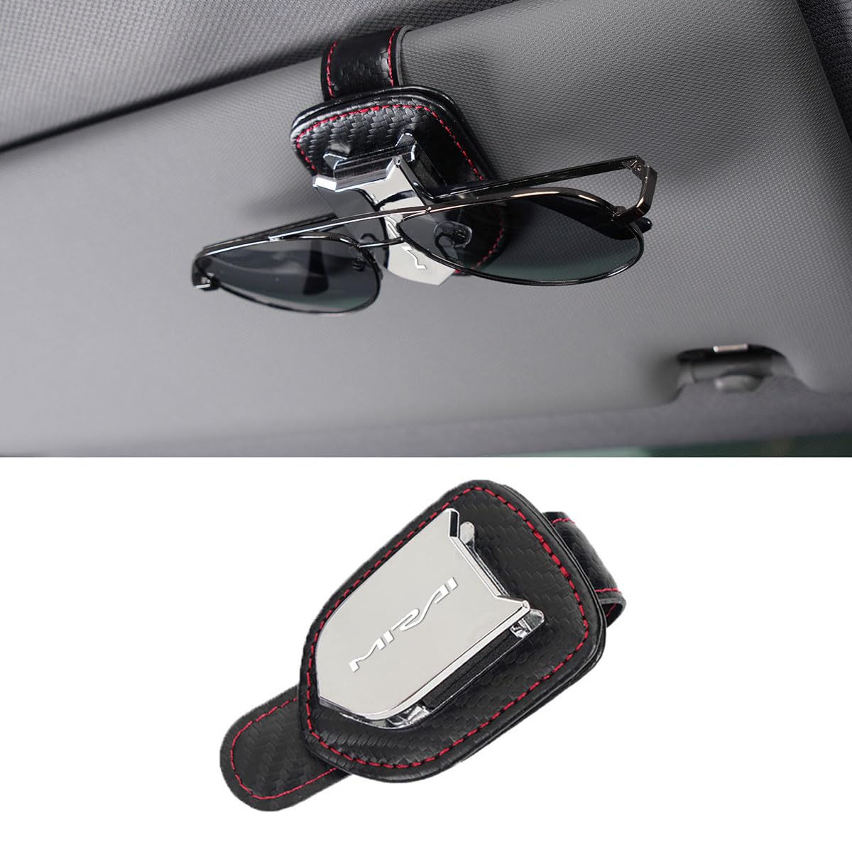 

Держатель для солнцезащитных очков Mirai Specialized, Держатель для очков, Кожаный материал, Совместим с логотипом MIRAI, Держатель для очков, For Mirai only