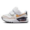 Nike Air Max Systm Durable Low-Top Walking Shoes Baby Shoes White Orange DQ0286-109