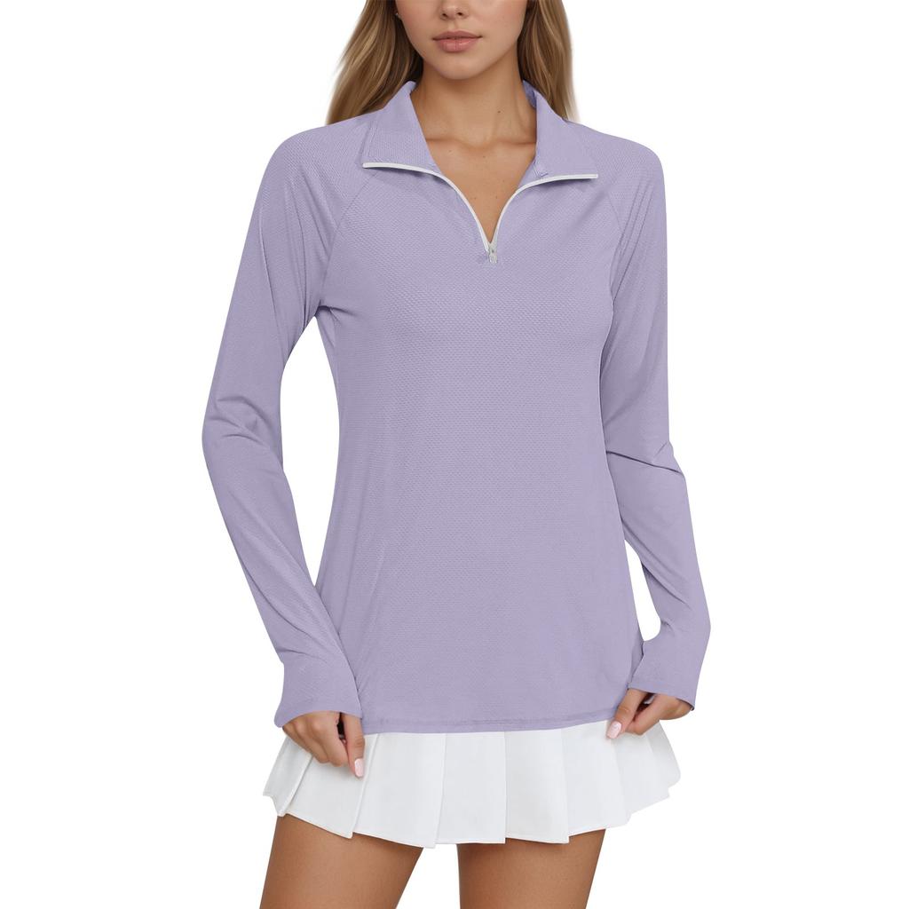 Women's Yoga Clothes Long Sleeve Pocket Style Sports Running Quick Dry Fitness Clothes Sun Clothes