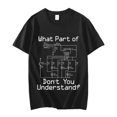 Camisetas Engraçadas para Eletricistas Masculinos Diagrama de Fiação Elétrica Esposo Pai Camiseta Aift Moda Casual Manga Curta Camisetas Femininas