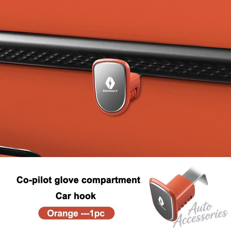 Car Seat Back Hook Seat Organizer Durable Adjustable G Storage Hangers For Renault Fluence Laguna Scenic Latitude Kadjar Captur RS