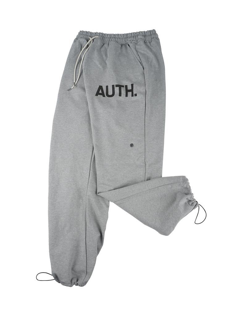 NENETS AUTHENTIC Auth Wide Sweat Pants Melange Gray
