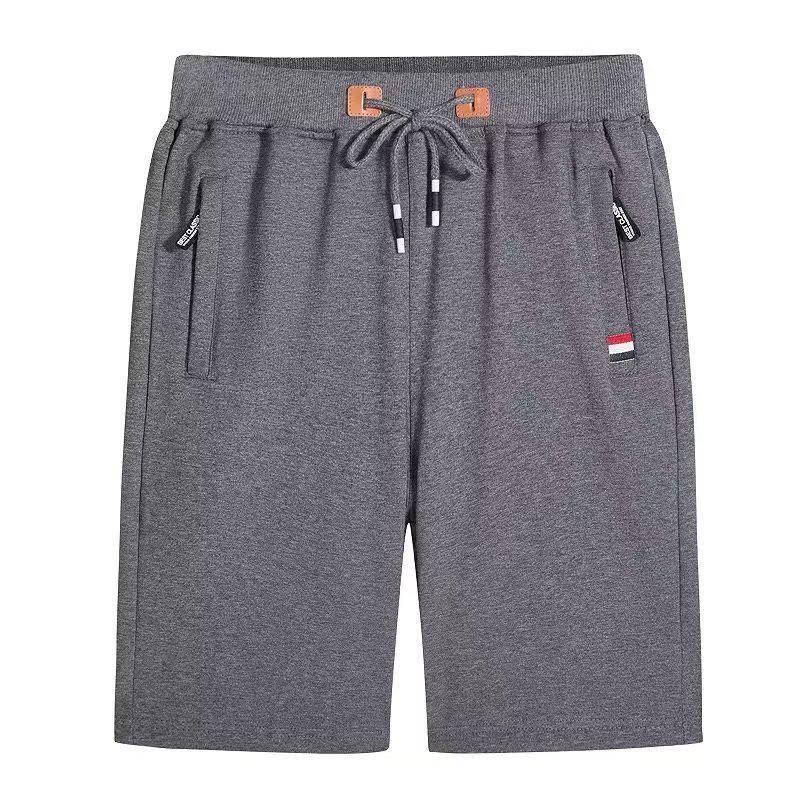 "Men's Korean Style Casual Three-Color Zipper Shorts"