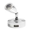 DC12V 24V RV Boat LED Reading Light Flexible Wall Lamp for Bedroom Interior Motorhome with USB Charger Port