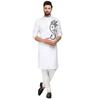 Ashtang Cotton Blend Digital Print Kurta Pyjama Set Ganesha Print (In, Alpha,, Regular, )