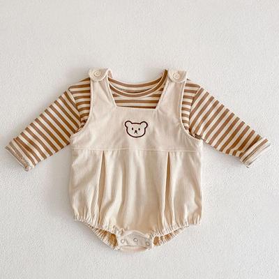 Joy Multi Conjunto de Camiseta para Recém-Nascido + Body Tamanho 80, Melhor roupa infantil da Coreia