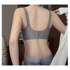 Polyamide Monochrome Bra Elegant Womens With Comfortable Steel Ring Support Nonremovable Padding Knitted Fabric Adult Lingerie