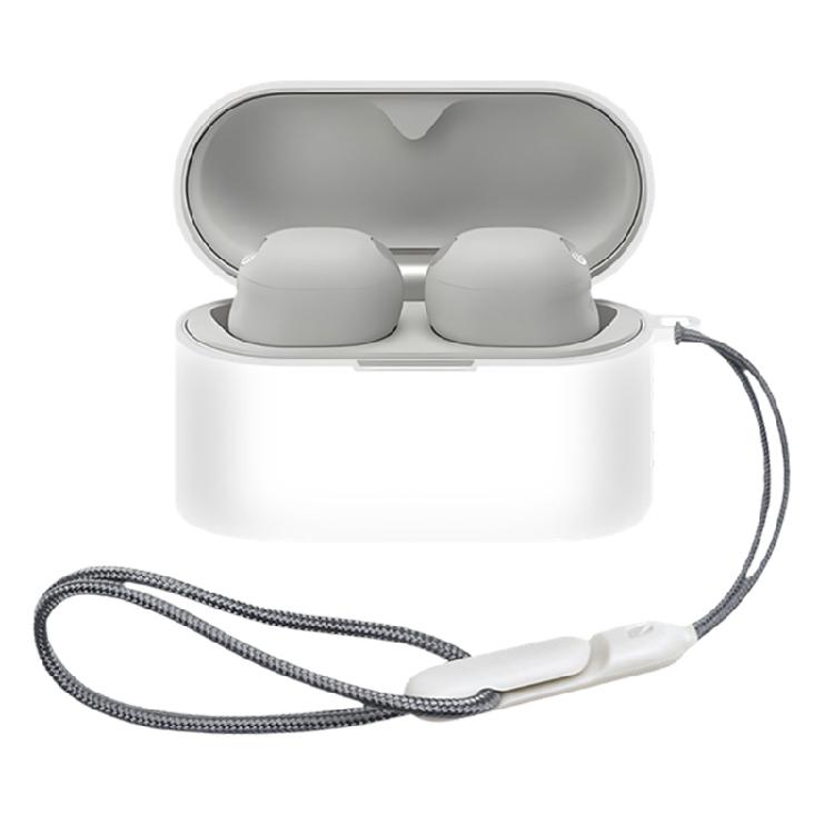 

Soft Case with Detachable Rope Ergonomic Comfort Thin Silicone Skin Dustproof & Water Resistant for WF-1000XM6 белый