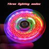 LED Light Luminous Fingertip Gyroscope Transparent Electric Fingertip Toy  Office