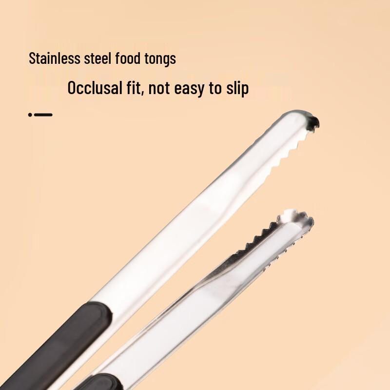 Stainless Steel BBQ Tongs and Meat Scissors Set