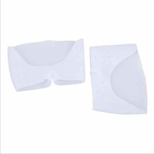 

BigMe Silicone Gel Toe Pads for Metatarsal Support - Gel Toe Caps with Forefoot Cushioning - Calluses and Blisters for Toe Spikes (2-Pack)