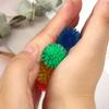 15Pcs 2cm Bayberry Massage Ball Stress Relief Toy Suitable Kids Adults Birthday Party Gift Pinata Filler Carnival Prize