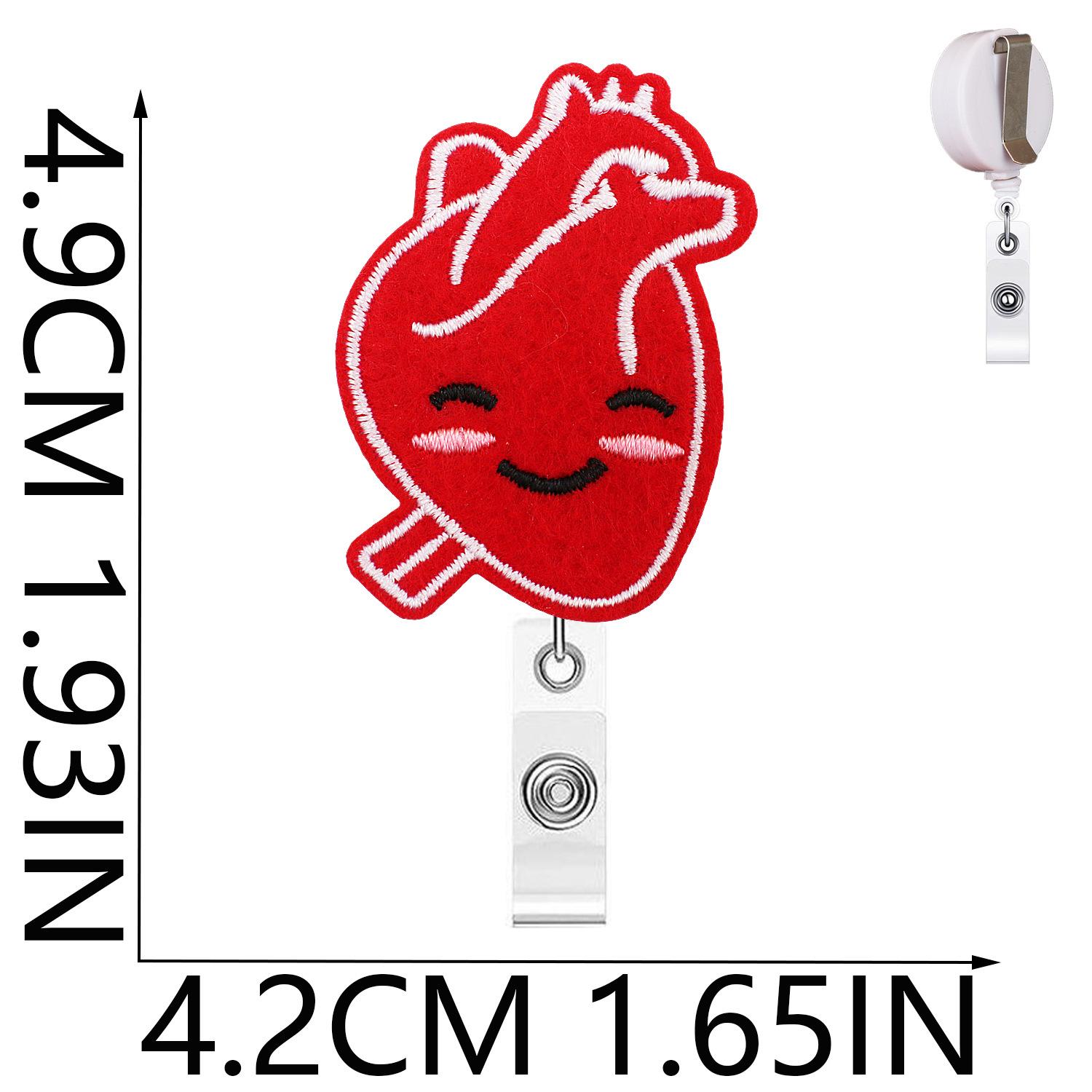 Easy Pull Embroidery Cloth Sticker Cartoon Medical Pattern Patch Sticker Easy Pull Button Computer Embroidery Nurse Uniform Chapter Patch No. 1 easy pull buckle_3 pieces