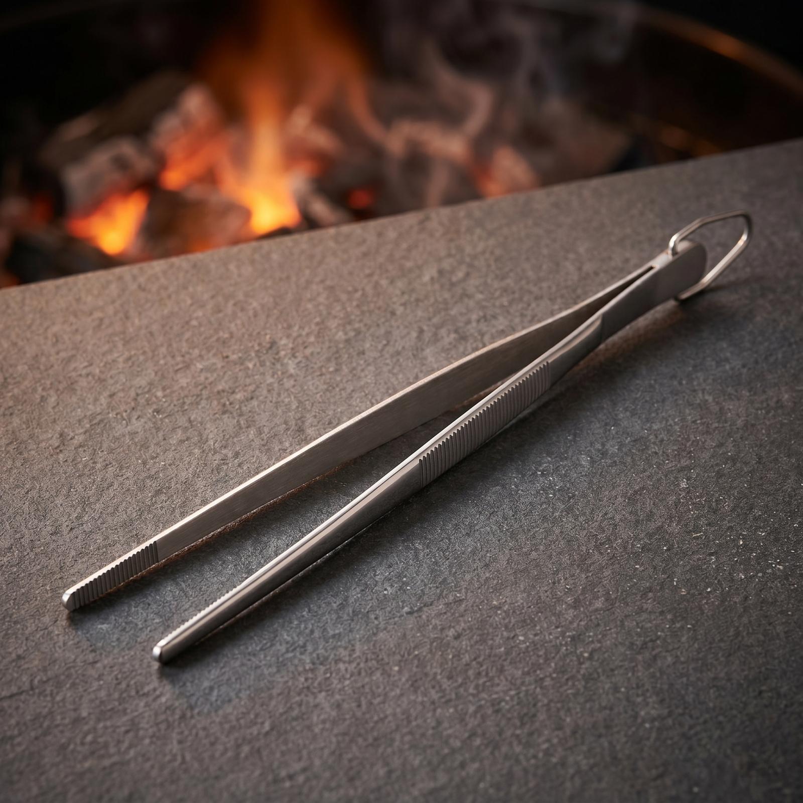 

Stainless Steel Barbecue Clip Extended One Size серебряный