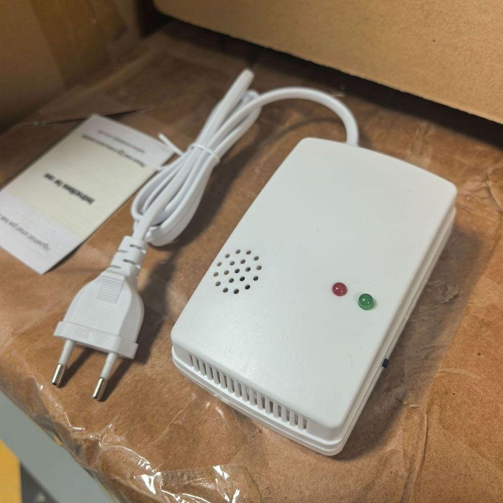 Wall Mounted Combustible Gas Leak Alarm Compact Natural Gas Alarm Sensor Home Security