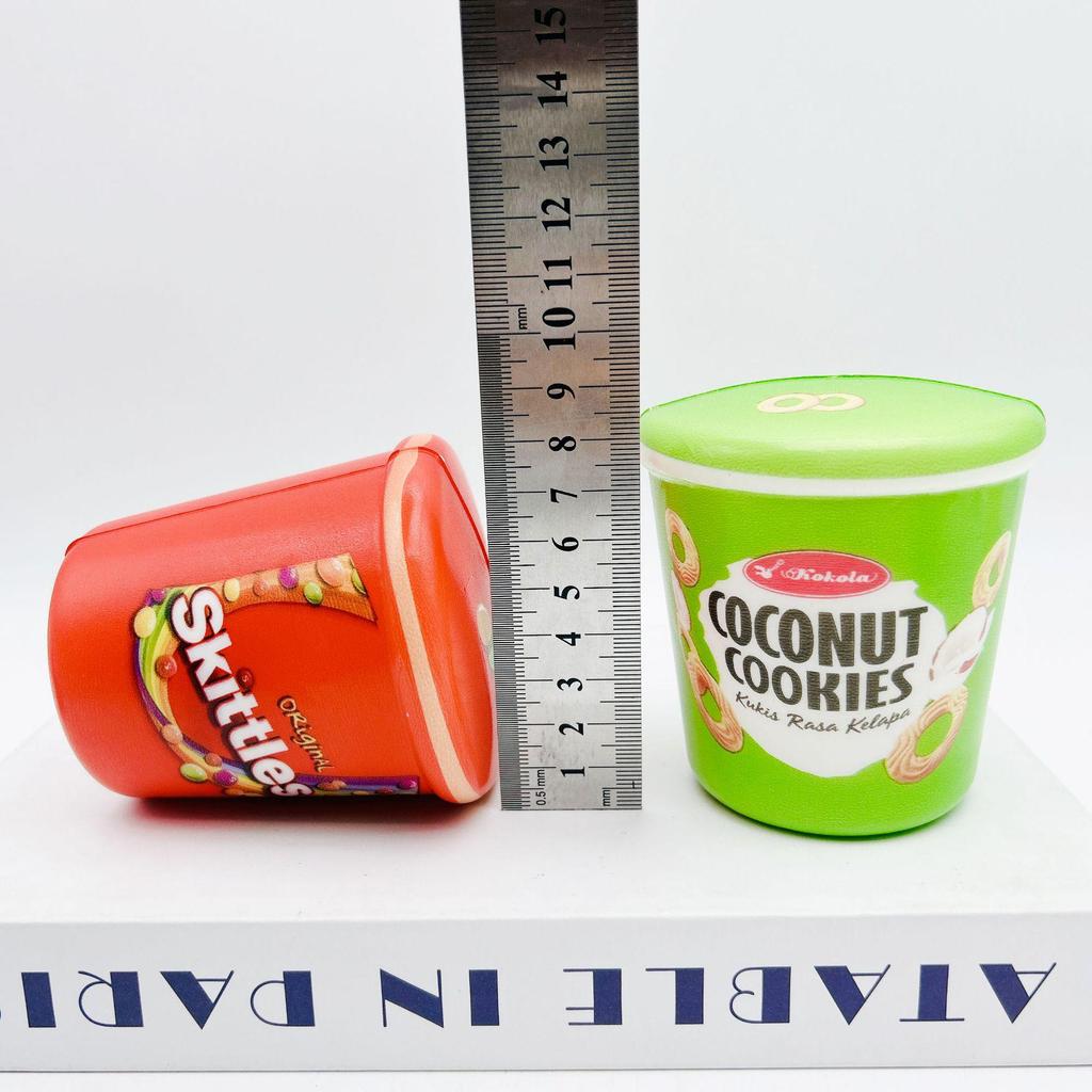 Cross-border Cartoon Snack Bucket Squishy Toy - PU Stress Relief Ornament In Stock