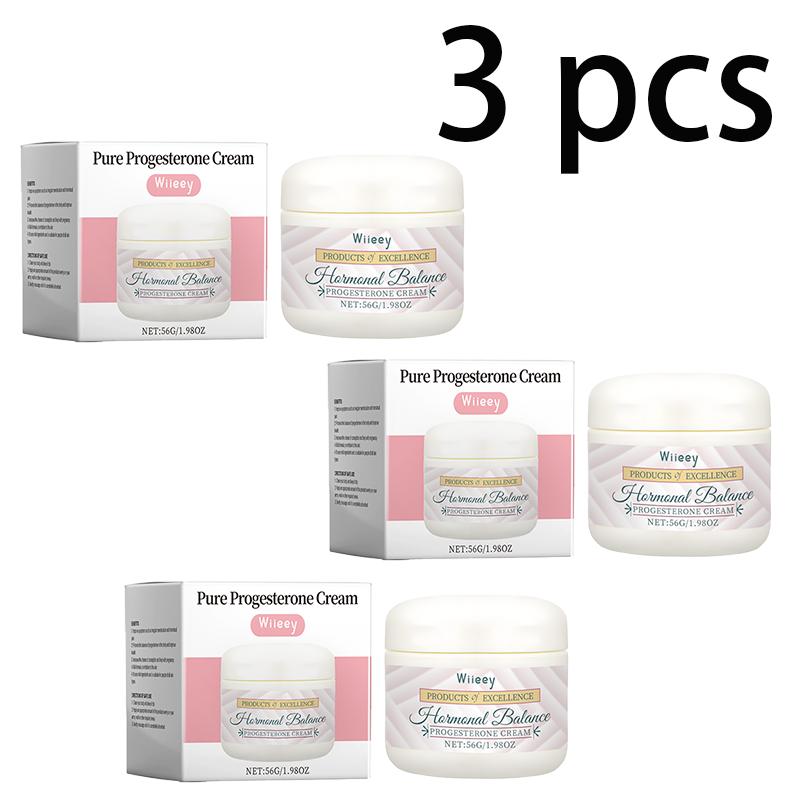 Wiieey Progesterone Treatment Milk Moisturizing and Nourishing Relief Improvement Gentle Nourishing Skin Body Balancing Treatment Milk