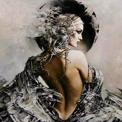 Full 5D DIY Diamond Painting Woman Back Diamond Embroidery Cross Stitch Kit Rhinestone Home Decor Gifts