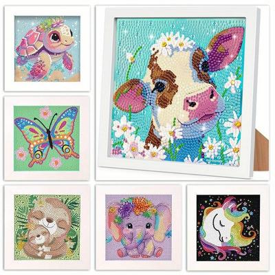DIY Diamant Malerei Set Cartoon Tier Bild Kristall Wasser Diamant Stickerei Geburtstag Dekoration Geschenk