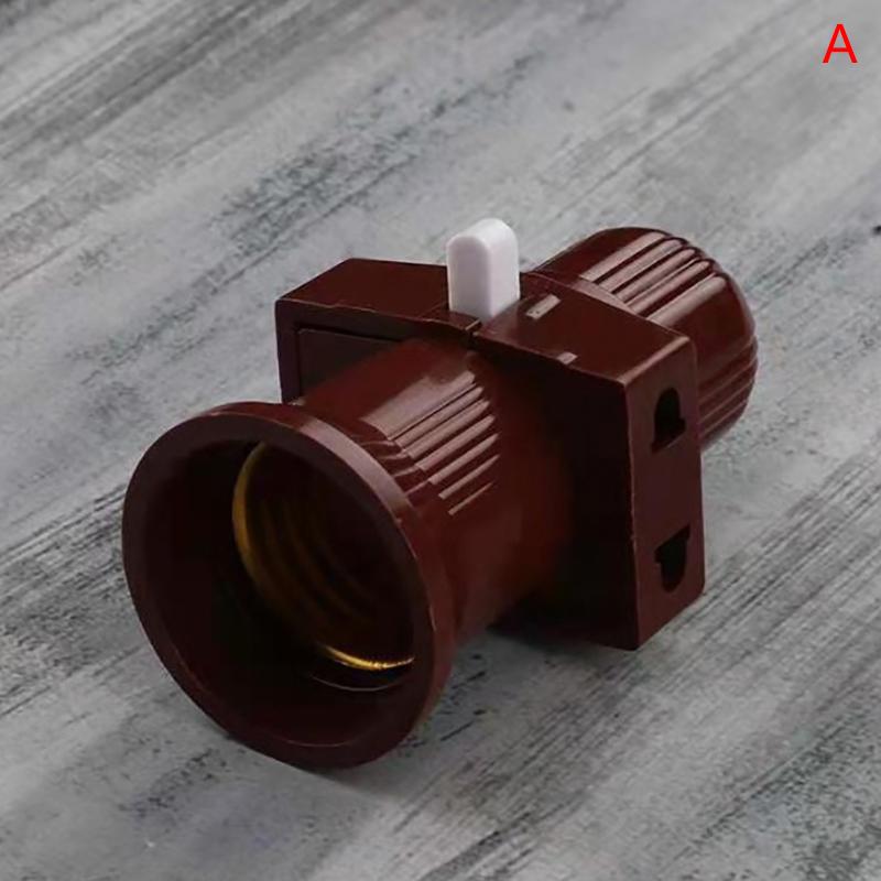 Household E27 Double Screw Multi-purpose Socket Switch Lamp Holder Plug Socket Lamp Base Lighting Accessories 110V-240V