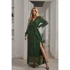 Neue Damenbekleidung Tägliches Temperament Elegant Lässig Reines Verlangen Sexy Bedruckter Jumpsuit Langer Rock Leichtes Kleid High-End Partykleid
