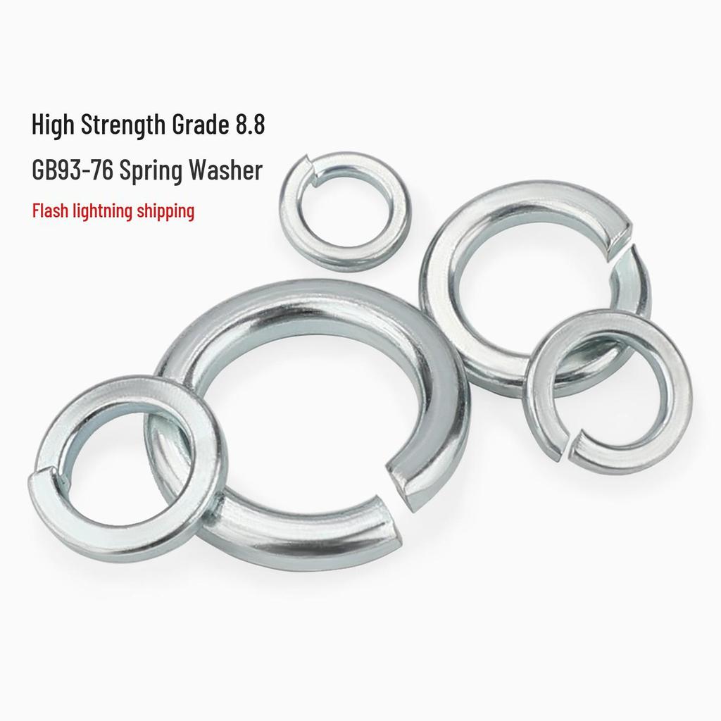 Grade 8.8 Galvanized Open Coil Spring Washer, M3-M30mm