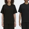 Adidas Originals Trefoil X Pharrell Williams Collaboration Solid Round Neck Short Sleeve Tee Unisex Tops Black HB8817
