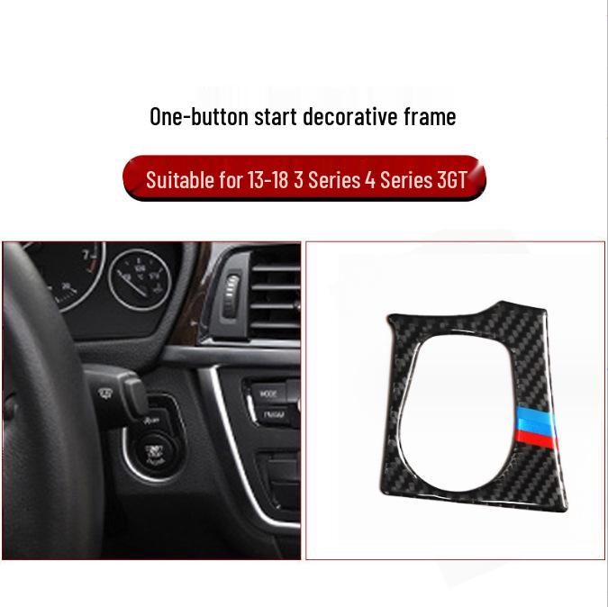 BMW řady 3 & 4 F30, 316i, 320li GT Karbonový interiérový kryt konzoly